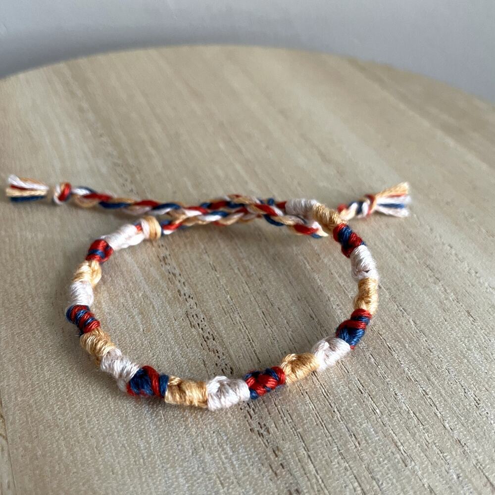 Violeta Bracelet anklet trendy comfortable tie embroidery thread woven gift
